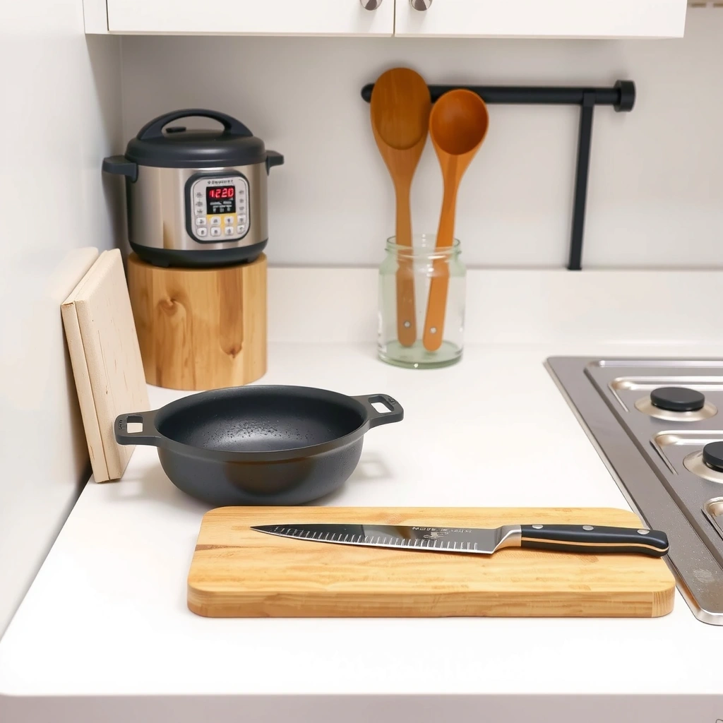 Basic student kitchen setup