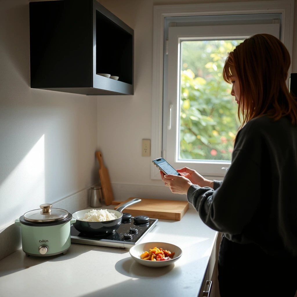Cooking a simple meal